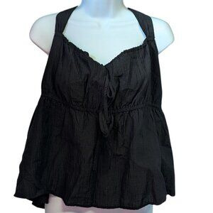 A New Day Women's Black Textured Tank Top Size XL New With Tags NWT